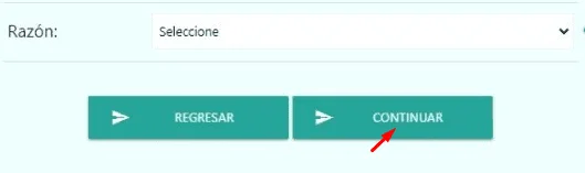 continuar cancelación de cita